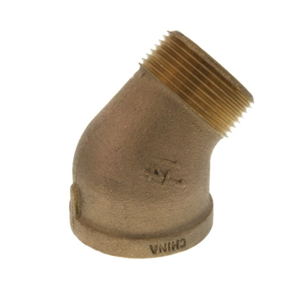 45° Street Elbow Brass, Lead Free (Threaded)