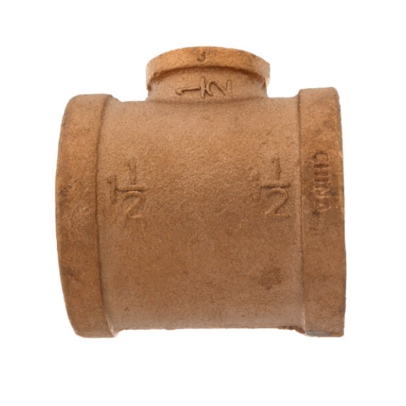 1-1/2" x 1-1/2" Reducing Brass Tee (Lead Free)