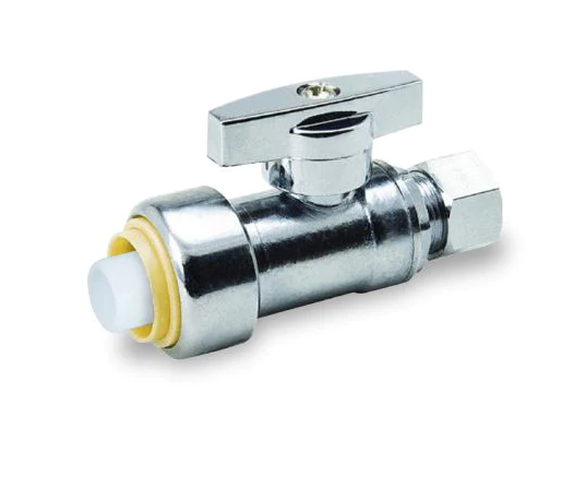 Push-Fit 1/4 Turn Straight Stop