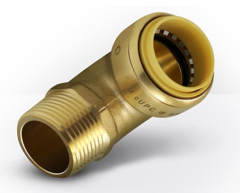 90° Elbow x Male Pipe Push