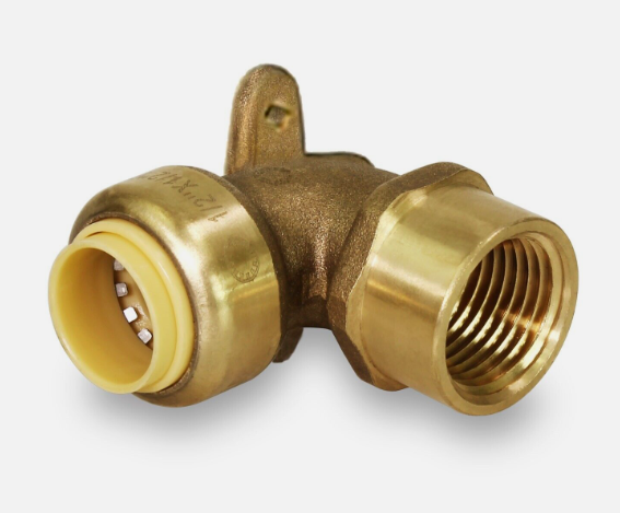 1/2" Push X Female Drop Ear Elbow Push-Fit