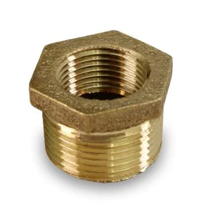 Hex Bushing Brass Lead Free
