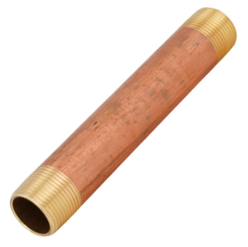3/4" Diameter Brass Nipple (Lead Free)