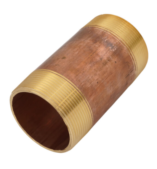 3" Diameter Brass Nipple (Lead Free)