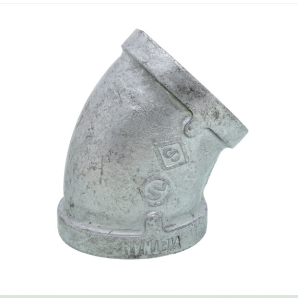 45° Elbow Galvanized