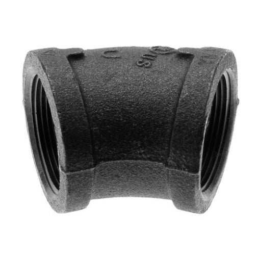 45° Elbow Black