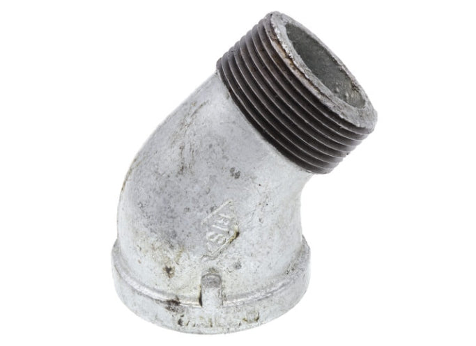 45° Street Elbow Galvanized