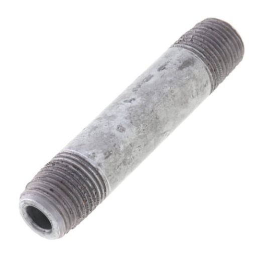 1/8" Diameter Galvanized Nipple