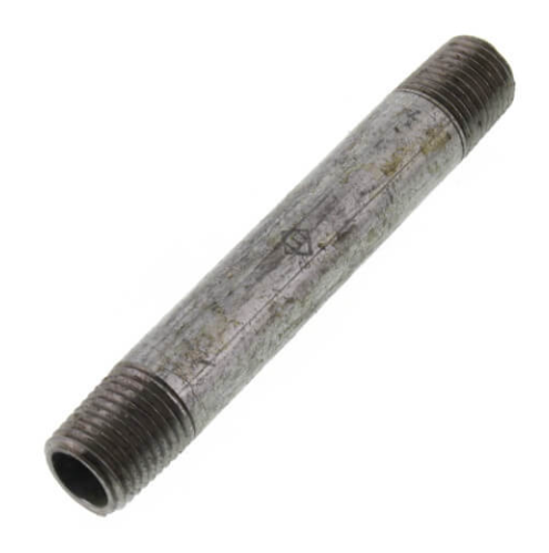 1/4" Diameter Galvanized Nipple