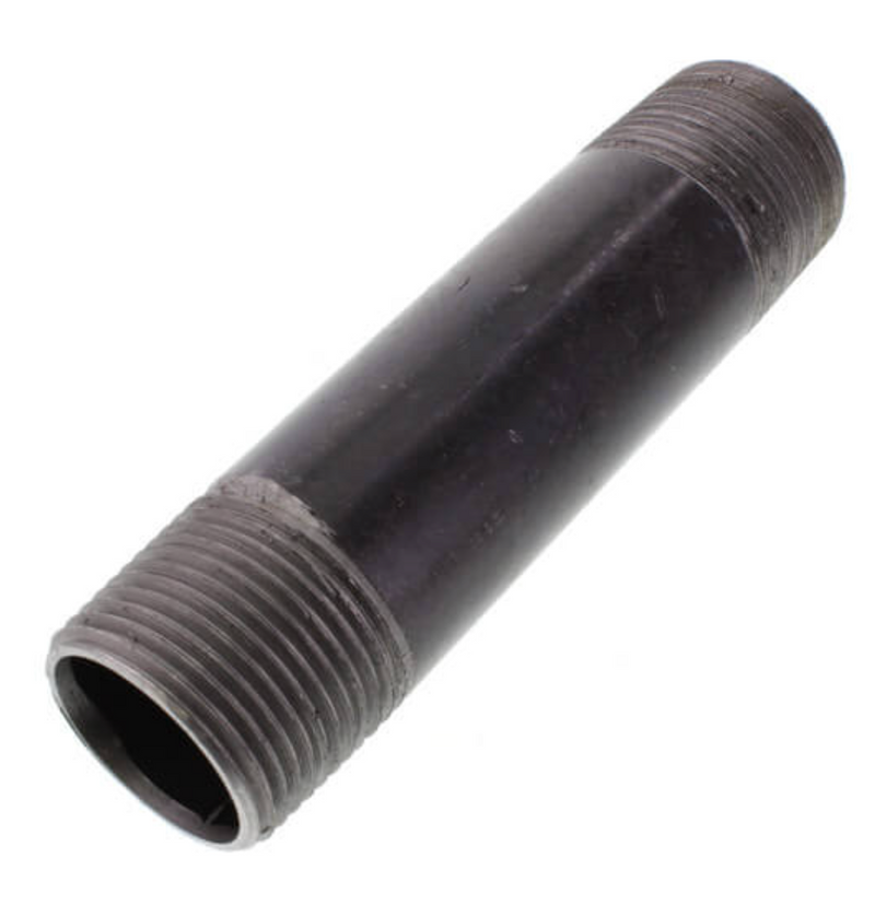 1" Diameter Black Nipple