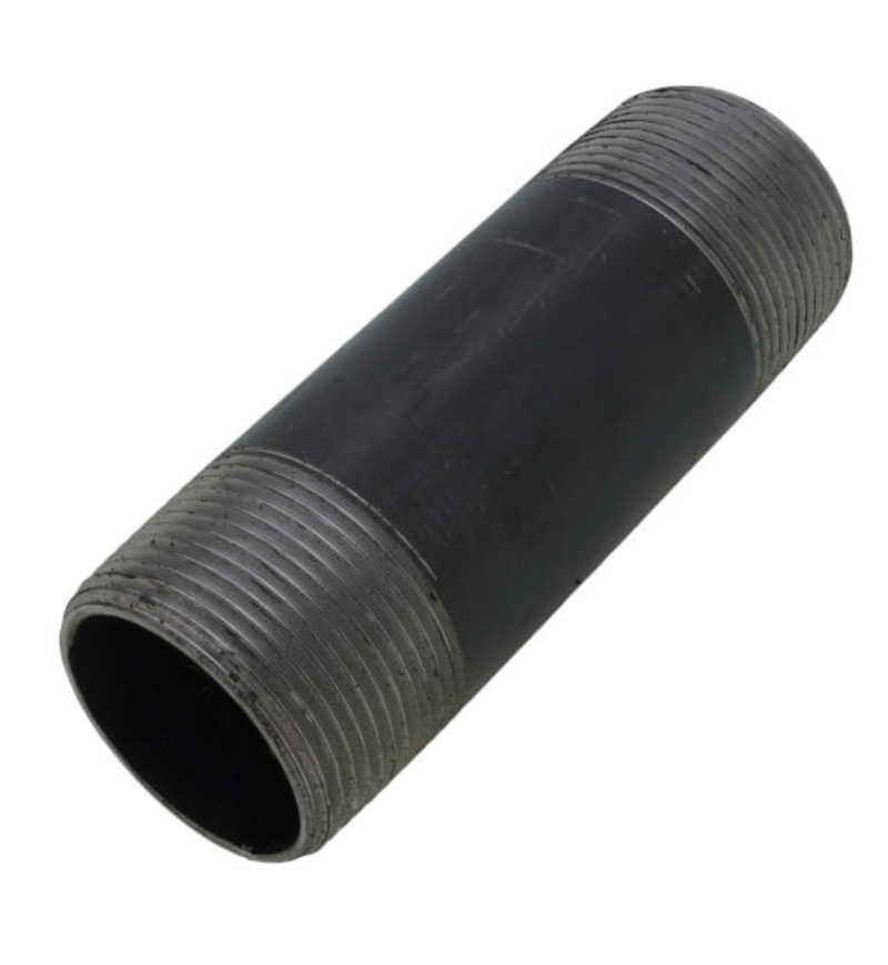 1-1/4" Diameter Black Nipple