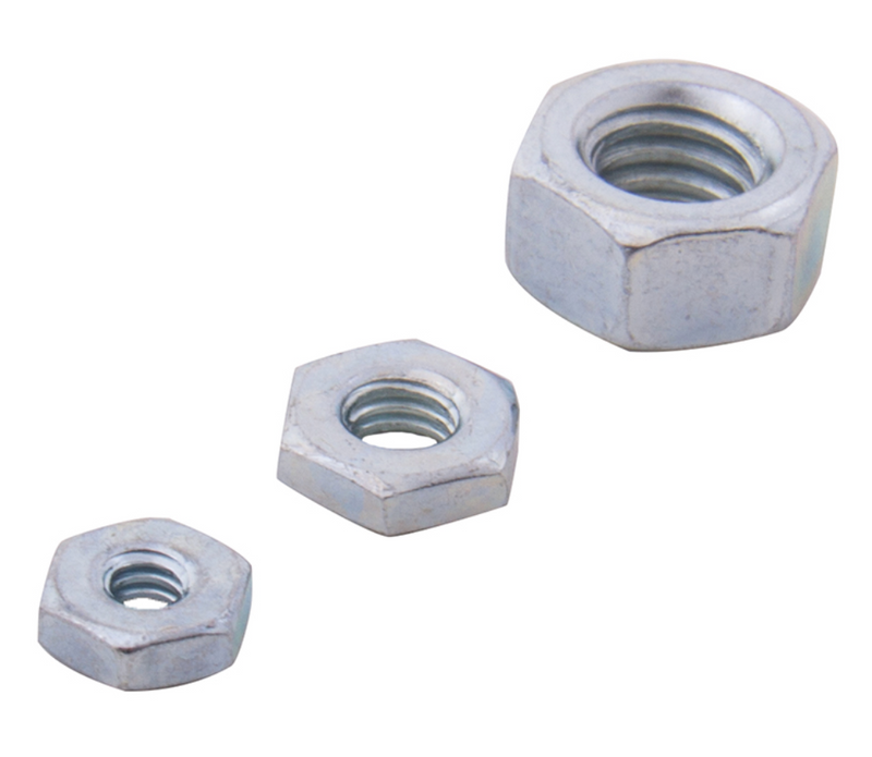 Hex Nut SAE ZP - 100/Pcs