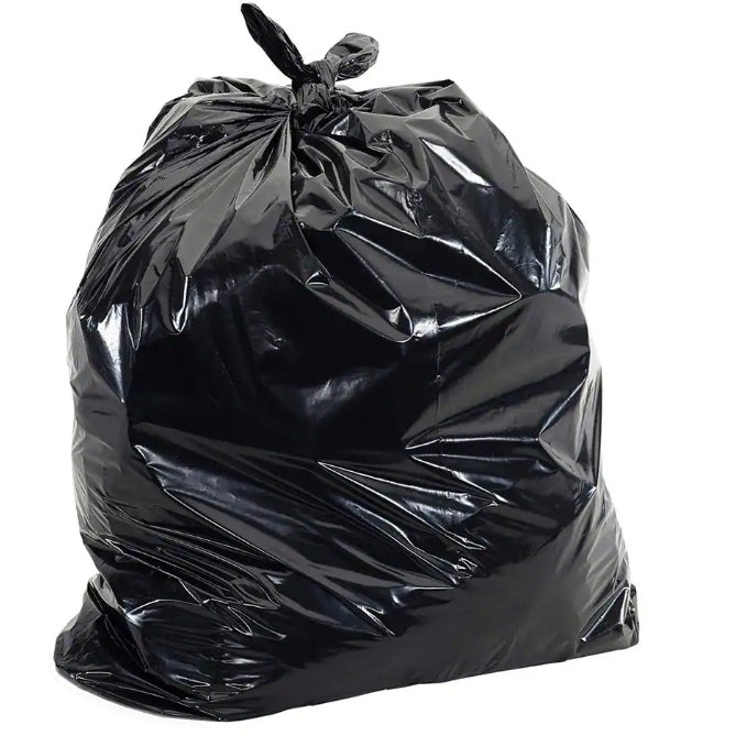 Black Trash Bags 3.0 mil Heavy-Duty 55 Gal  (100-Count)