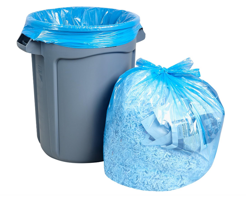 Blue Trash Bags 2.0 mil Heavy-Duty 55 Gal  (100-Count)