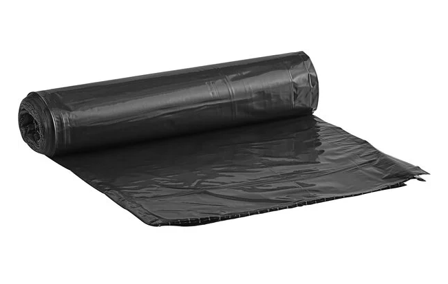 Black Trash Bag 45 Gallon 2 Mil Heavy-Duty  - 100/Case