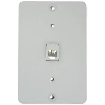 Leviton Surface White Mount Wallphone Plate