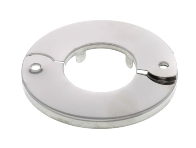 Floor & Ceiling Plates Chrome - Steel Pipe