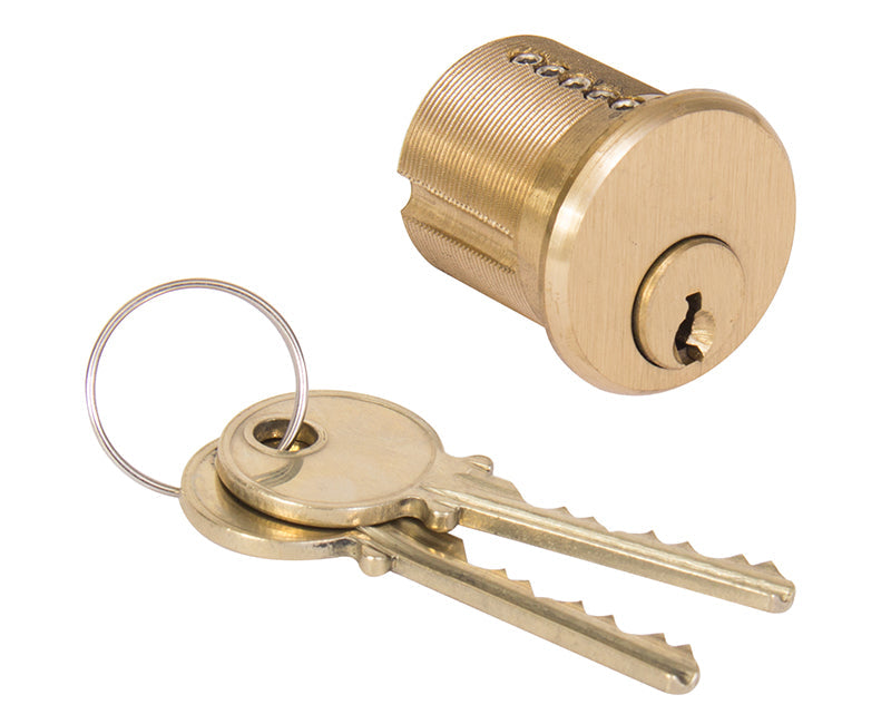 High Security Rim Cylinder With 2 Angle Cut Keys