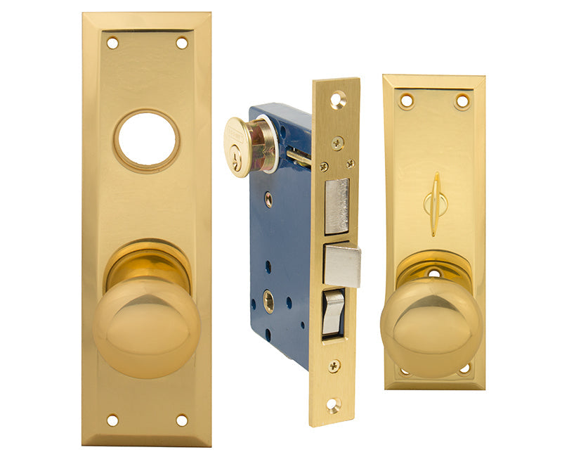 Vestibule Mortise Lockset - Left Hand US3