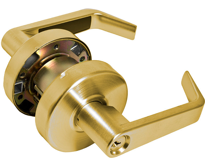 Heavy Duty Grade 2 Cylindrical Storeroom Lever Set - US3