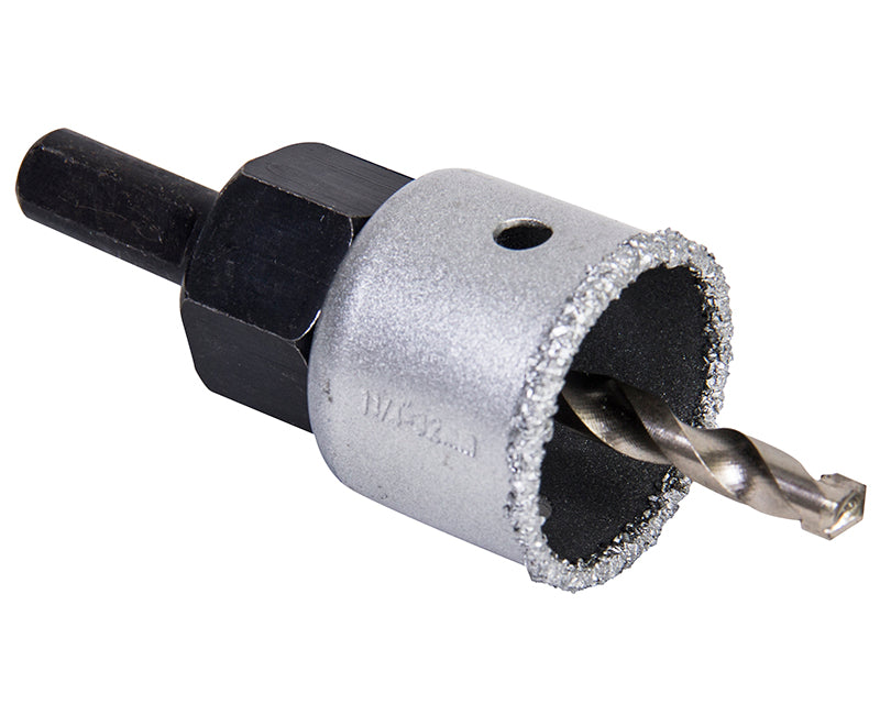 Carbide Grit Holesaw Kit With Mandrel