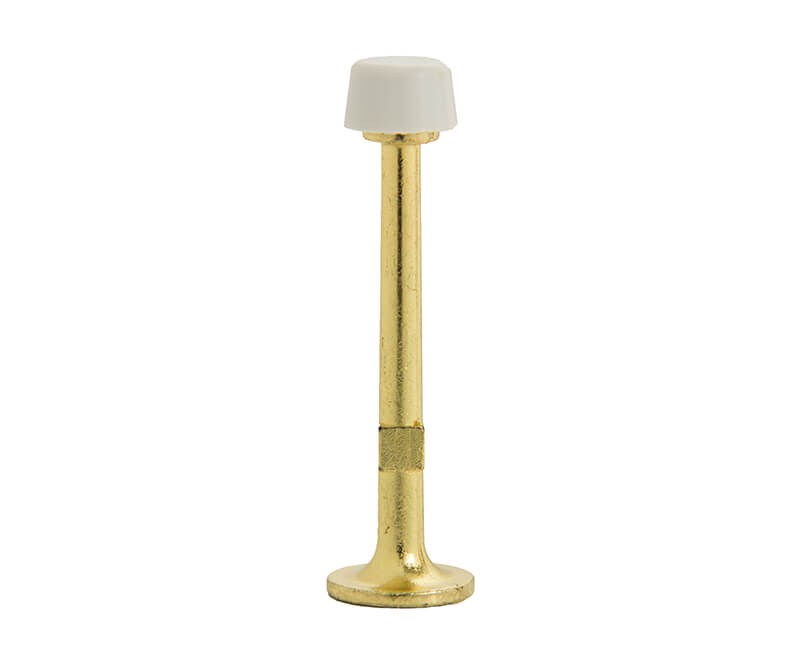 Rigid Door Stop - Brass Plated Polybag