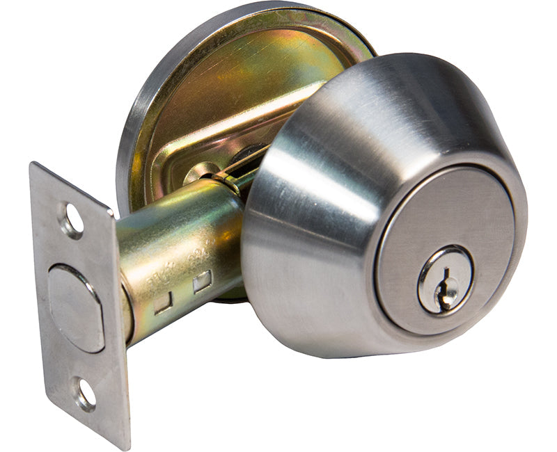 Builder's Grade Deadbolt Single Cylinder KA3 Boxed - US3