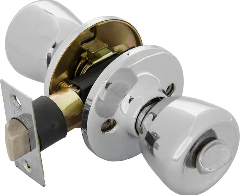 Tulip Knob Passage Lockset - US3 Carded